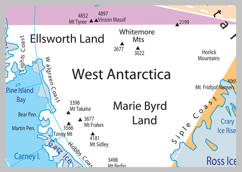 Antarctica Political Map