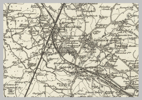 1890 Collection - Macclesfield (Stockport) Ordnance Survey Map | I Love ...