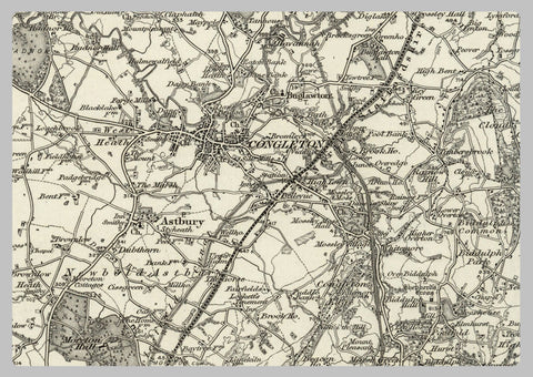 1890 Collection - Macclesfield (Stockport) Ordnance Survey Map | I Love ...