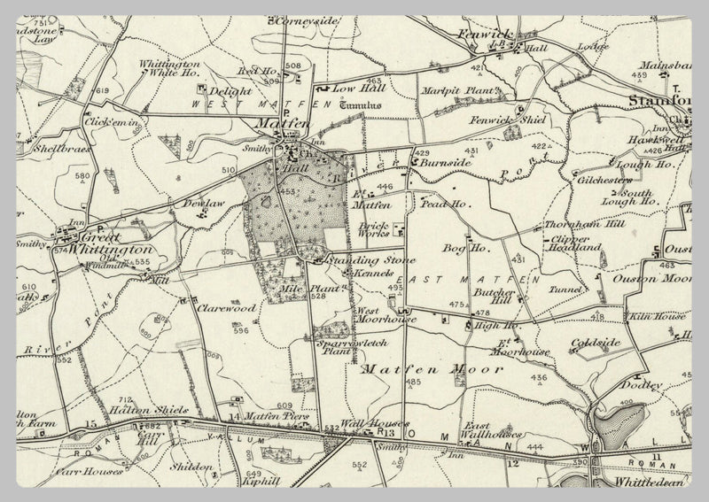 1890 Collection - Morpeth Ordnance Survey Map