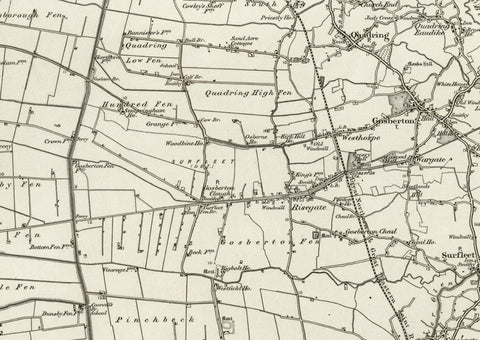 1890 Collection - Spalding (Boston) Ordnance Survey Map | I Love Maps