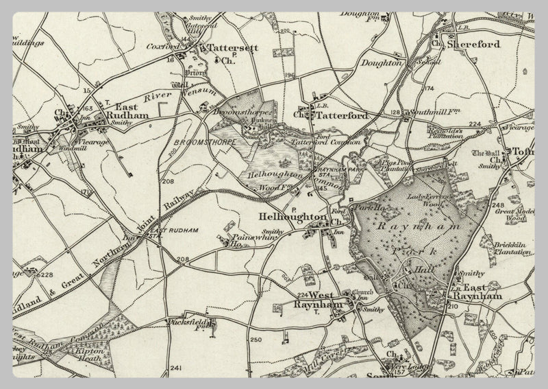 1890 Collection - Fakenham (Wells next to the Sea) Ordnance Survey Map