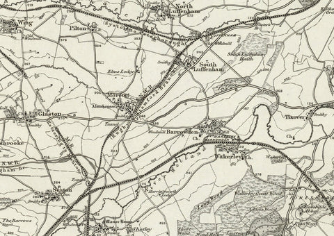 1890 Collection - Stamford (Bourn) Ordnance Survey Map | I Love Maps