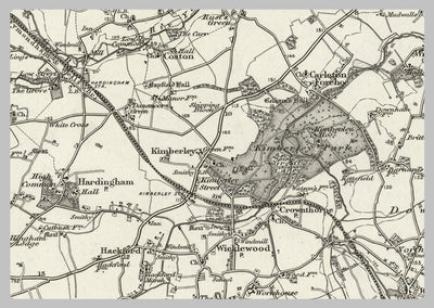 1890 Collection - Norwich (Aylsham) Ordnance Survey Map– I Love Maps