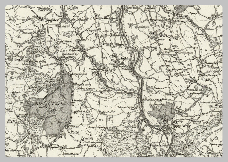 1890 Collection - Dudley (Wolverhampton) Ordnance Survey Map