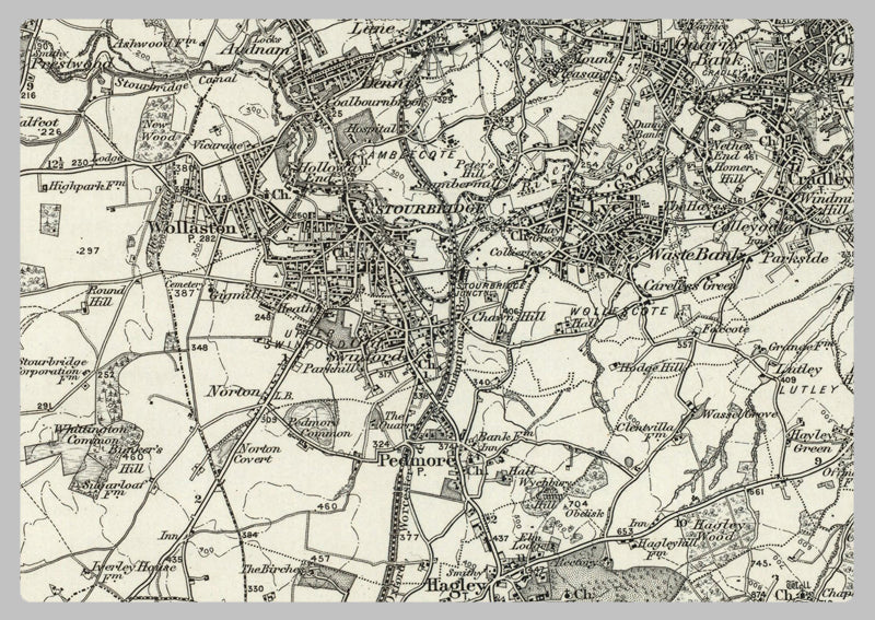 1890 Collection - Dudley (Wolverhampton) Ordnance Survey Map