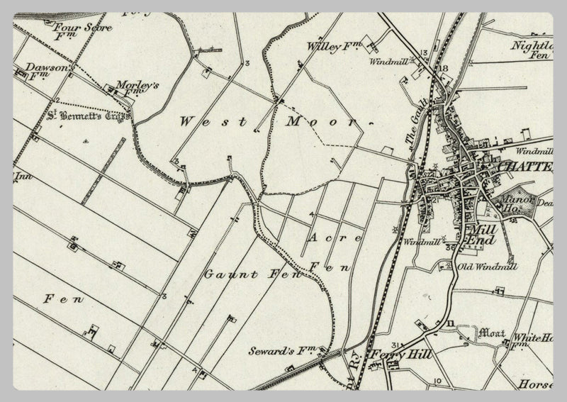 1890 Collection - Ramsey (Peterborough) Ordnance Survey Map