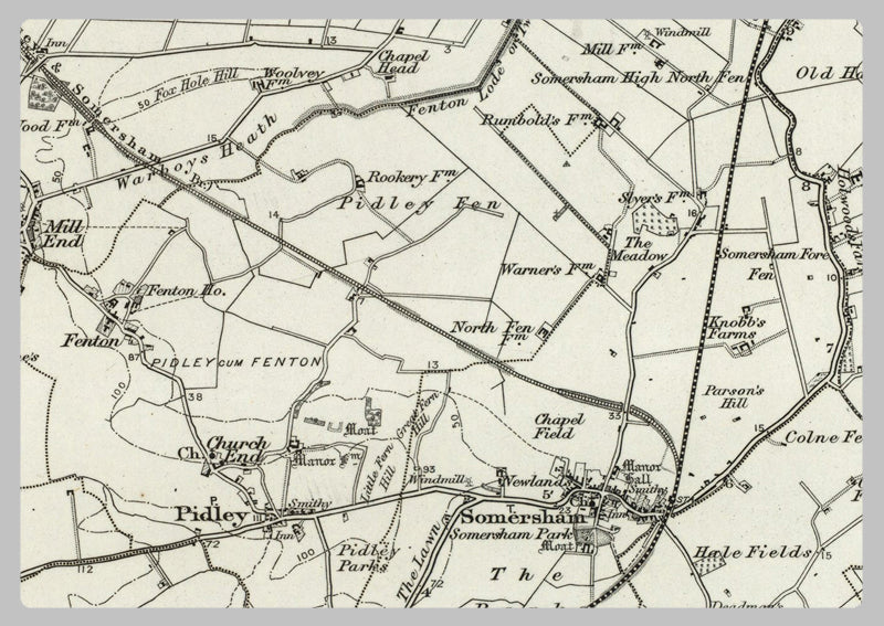 1890 Collection - Ramsey (Peterborough) Ordnance Survey Map