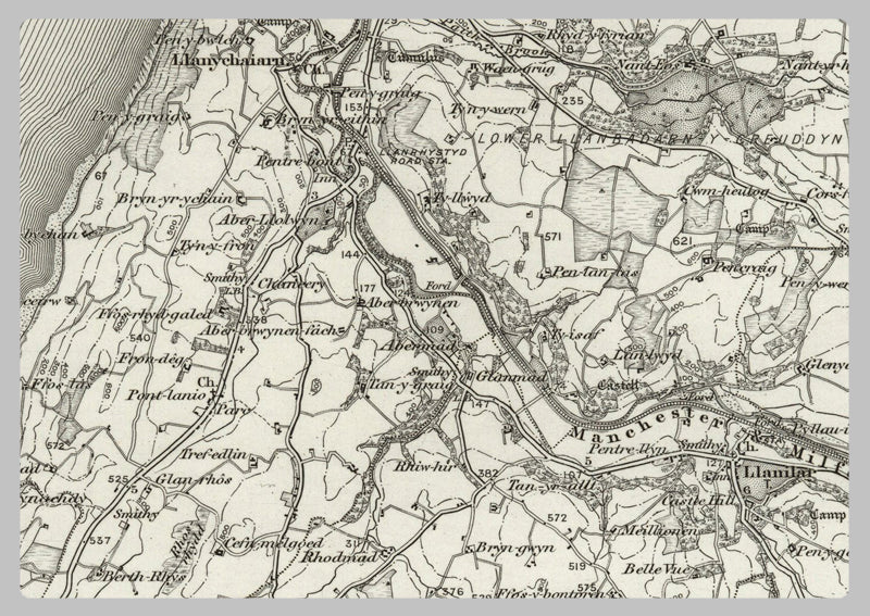 1890 Collection - Llanilar (Aberystwyth) Ordnance Survey Map– I Love Maps