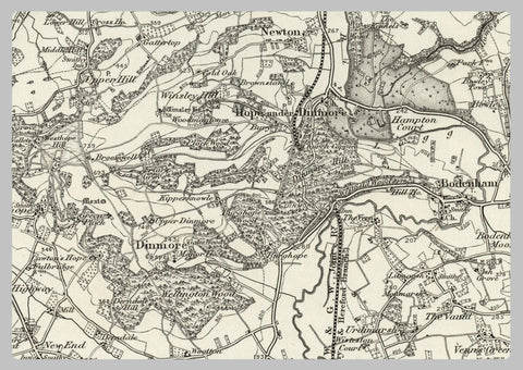 1890 Collection - Hereford (Ludlow) Ordnance Survey Map | I Love Maps