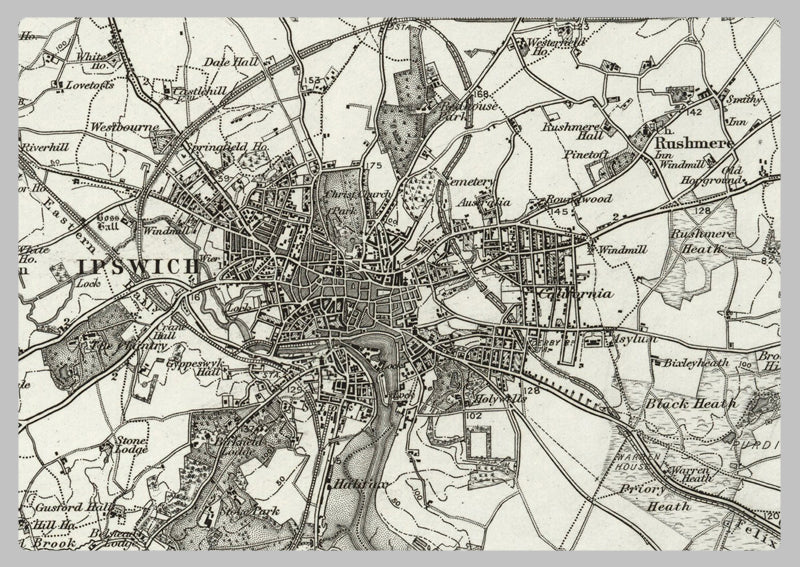 1890 Collection - Ipswich (Eye) Ordnance Survey Map– I Love Maps