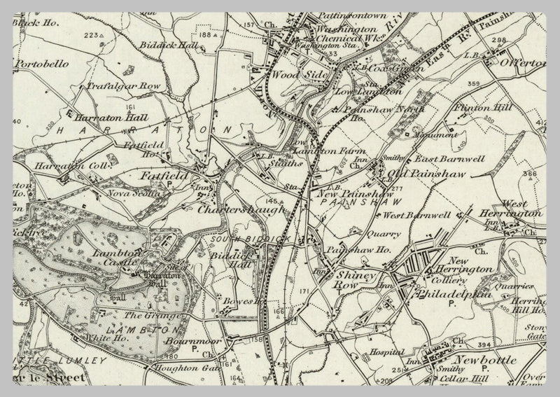 1890 Collection - Sunderland (Tynemouth) Ordnance Survey Map