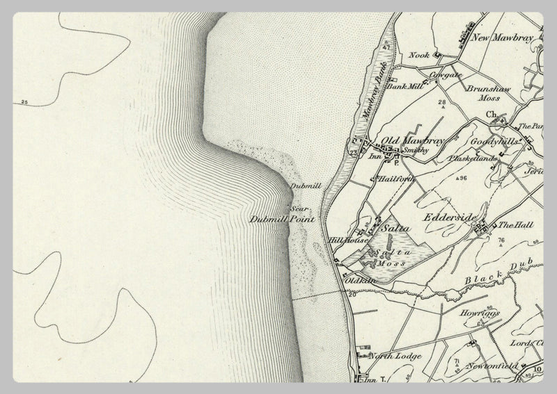 1890 Collection - Maryport (Silloth) Ordnance Survey Map