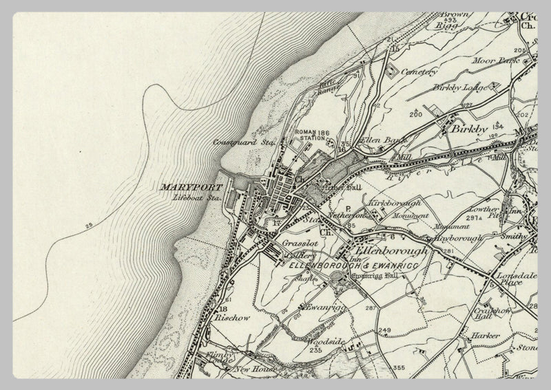 1890 Collection - Maryport (Silloth) Ordnance Survey Map