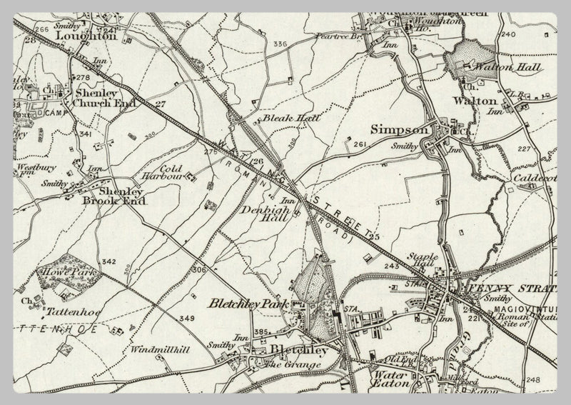 1890 Collection - Leighton Buzzard (Bedford) Ordnance Survey Map