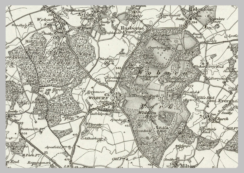 1890 Collection - Leighton Buzzard (Bedford) Ordnance Survey Map