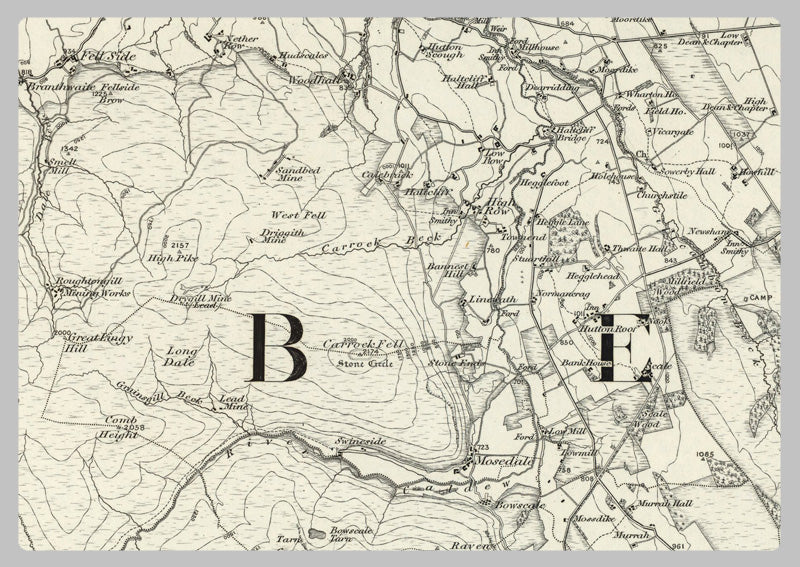 1890 Collection - Cockermouth (Carlisle) Ordnance Survey Map | I Love Maps