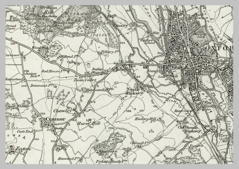 1890 Collection - Oxford (Chipping Norton)  Ordnance Survey Map