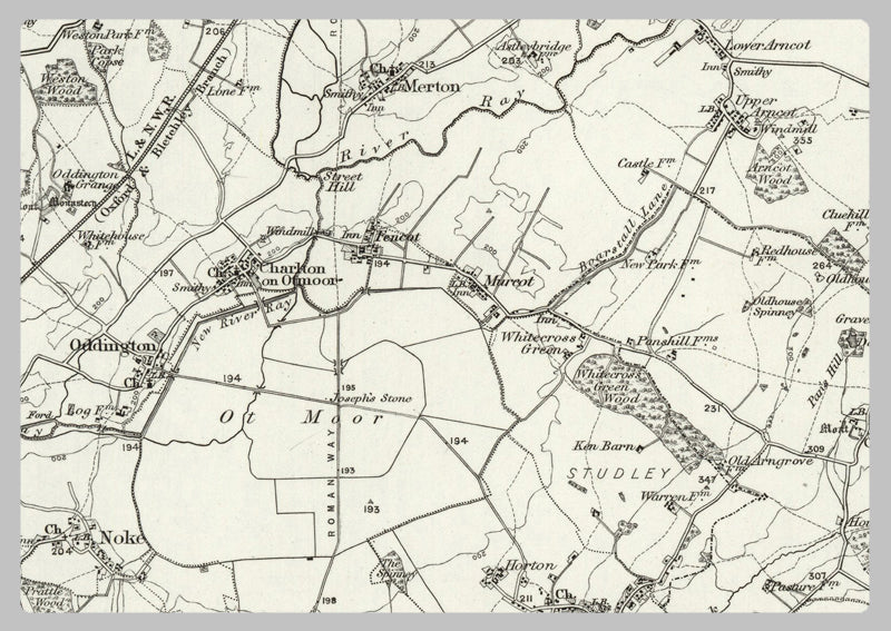 1890 Collection - Thame (Buckingham) Ordnance Survey Map