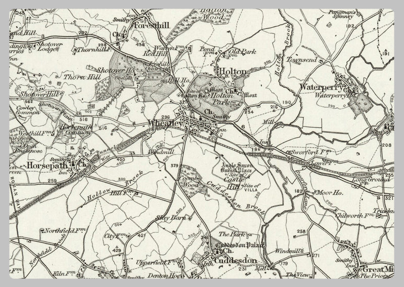 1890 Collection - Thame (Buckingham) Ordnance Survey Map