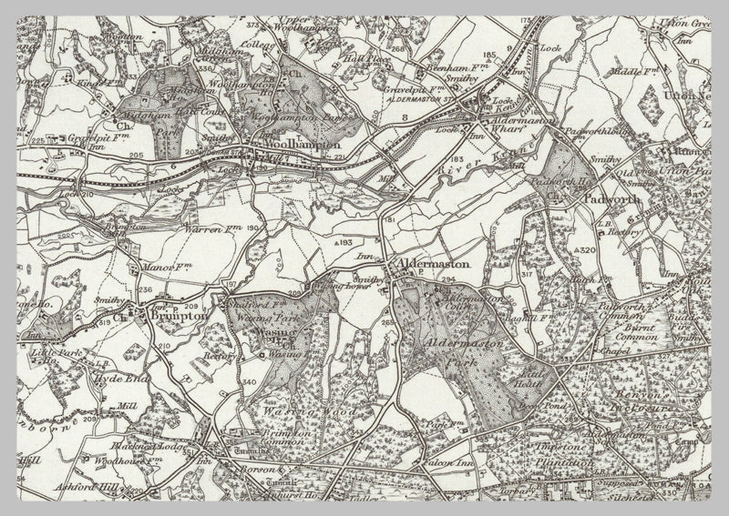 1890 Collection - Reading (Henley on Thames) Ordnance Survey Map