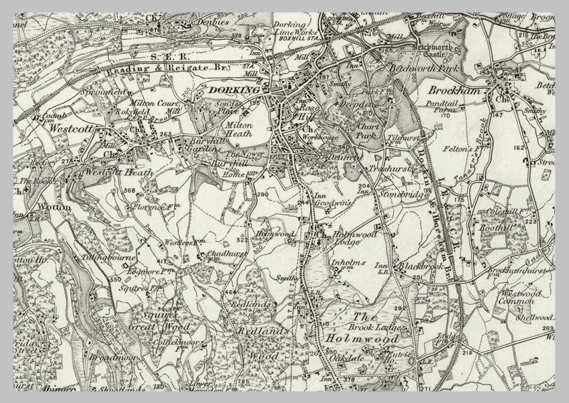 1890 Collection - Reigate (south London) Ordnance Survey Map– I Love Maps