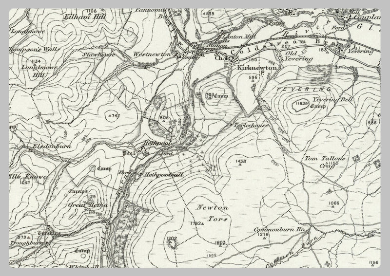 1890 Collection - Ford (Norham) Ordnance Survey Map