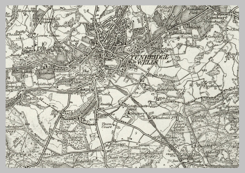 1890 Collection - Tunbridge Wells (Sevenoaks) Ordnance Survey Map | I ...