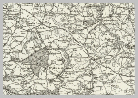 1890 Collection - Chulmleigh (Barnstaple) Ordnance Survey Map | I Love Maps