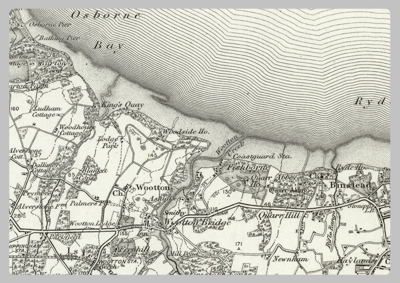 1890 Collection - Portsmouth (Fareham) Ordnance Survey Map