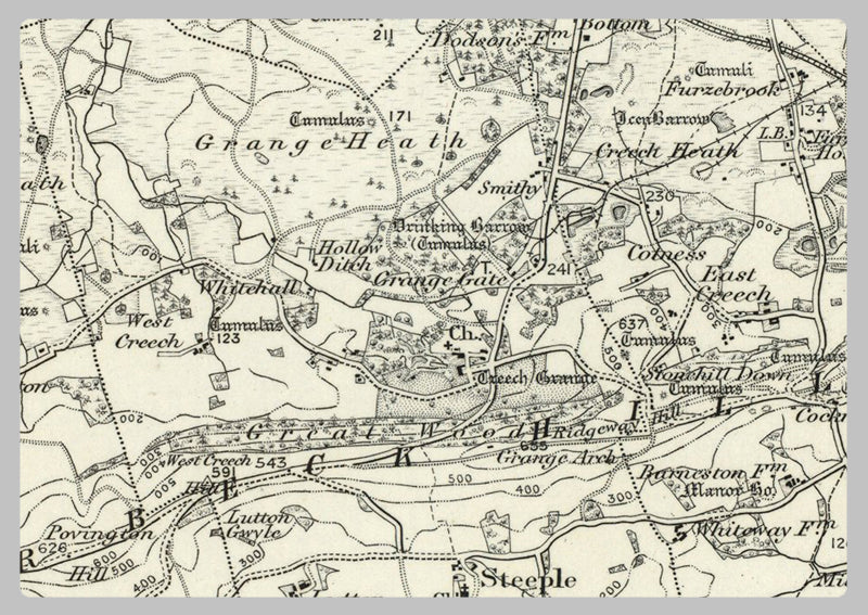 1890 Collection - Weymouth (Dorchester) Ordnance Survey Map