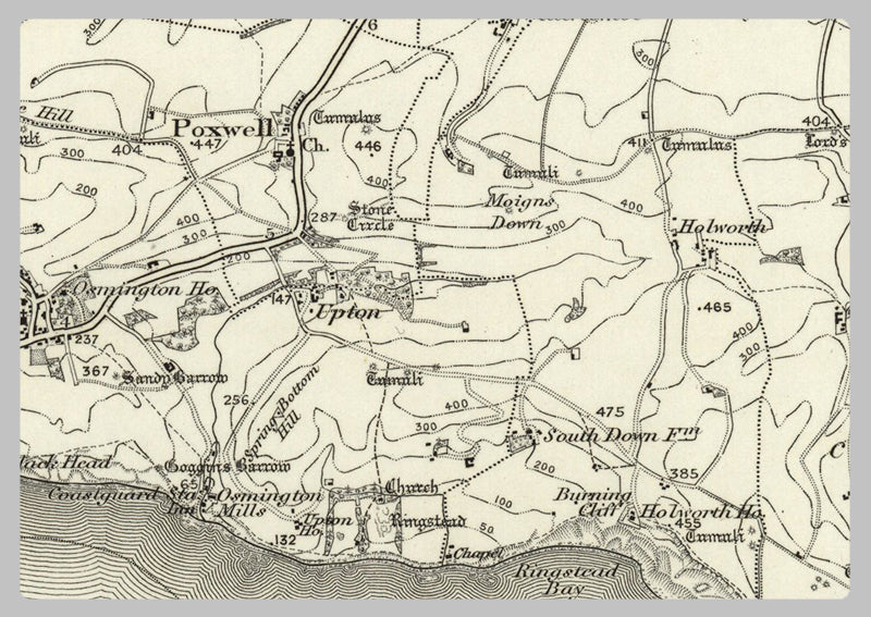 1890 Collection - Weymouth (Dorchester) Ordnance Survey Map