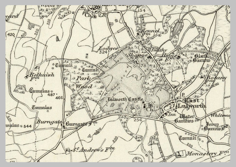 1890 Collection - Weymouth (Dorchester) Ordnance Survey Map