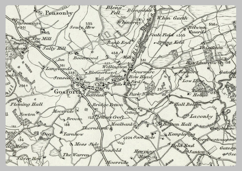 1890 Collection - Gosforth (Whitehaven) Ordnance Survey Map