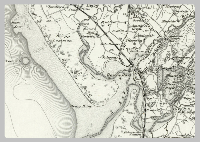 1890 Collection - Gosforth (Whitehaven) Ordnance Survey Map