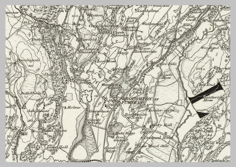 1890 Collection - Ulverston (Ambleside) Ordnance Survey Map