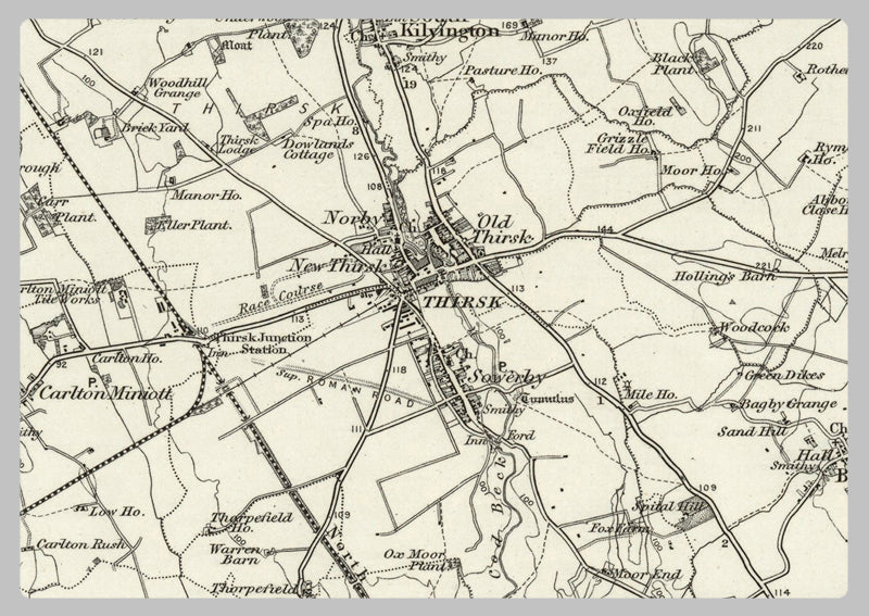 1890 Collection - Ripon (Northallerton) Ordnance Survey Map