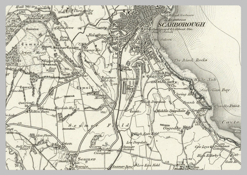 1890 Collection - Scarborough Ordnance Survey Map