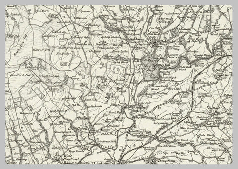 1890 Collection - Clitheroe (Settle) Ordnance Survey Map | I Love Maps