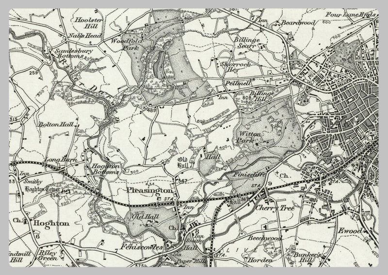 1890 Collection - Preston (Garstang) Ordnance Survey Map