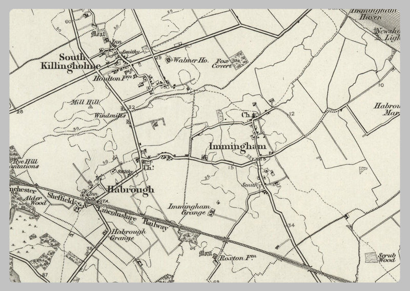 1890 Collection - Patrington (Hornsea) Ordnance Survey Map