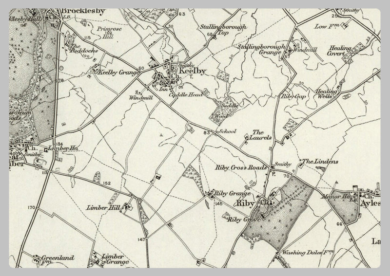 1890 Collection - Great Grimsby (Patrington) Ordnance Survey Map