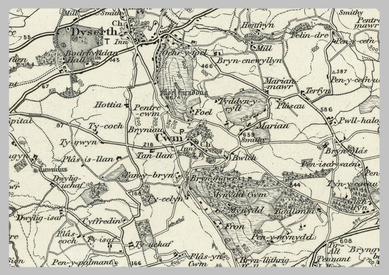 1890 Collection - Rhyl Ordnance Survey Map