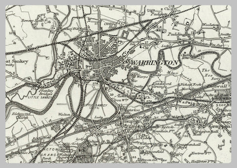 1890 Collection - Runcorn (Wigan) Ordnance Survey Map | I Love Maps