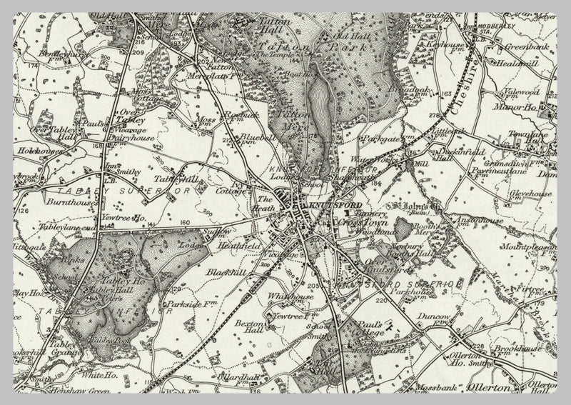 1890 Collection - Stockport (Manchester) Ordnance Survey Map