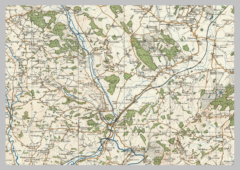 1920 Collection - Abergavenny Ordnance Survey Map– I Love Maps