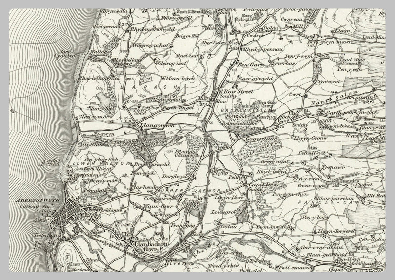 1890 Collection - Aberystwyth (Barmouth) Ordnance Survey Map– I Love Maps