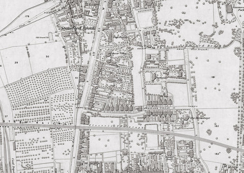 London 1872 Ordnance Survey Map - Sheet XI - Acton | I Love Maps