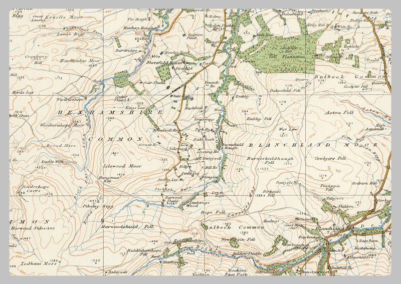 1920 Collection - Alston & Weardale Ordnance Survey Map