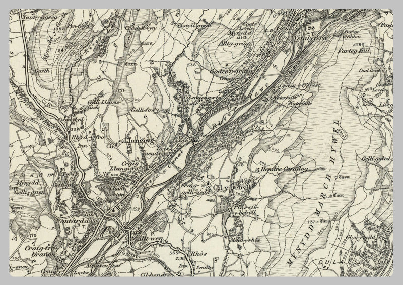 1890 Collection - Ammanford (Llandovery) 1890 OS Map